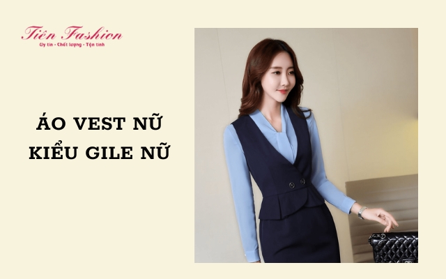 Áo khoác vest nữ thời trang Hàn Quốc - vest gile