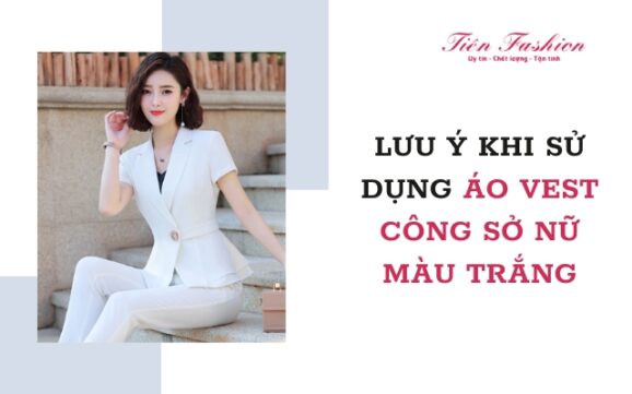 áo vest công sở nữ màu trắng - vest nữ màu trắng